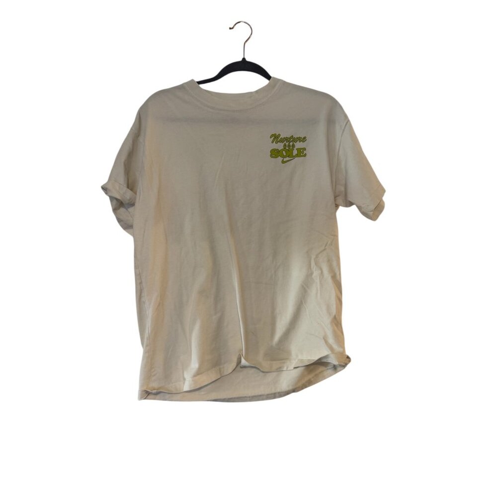 Nike “Nurture the Sole” White Graphic Tee – Men’s Medium – GUC